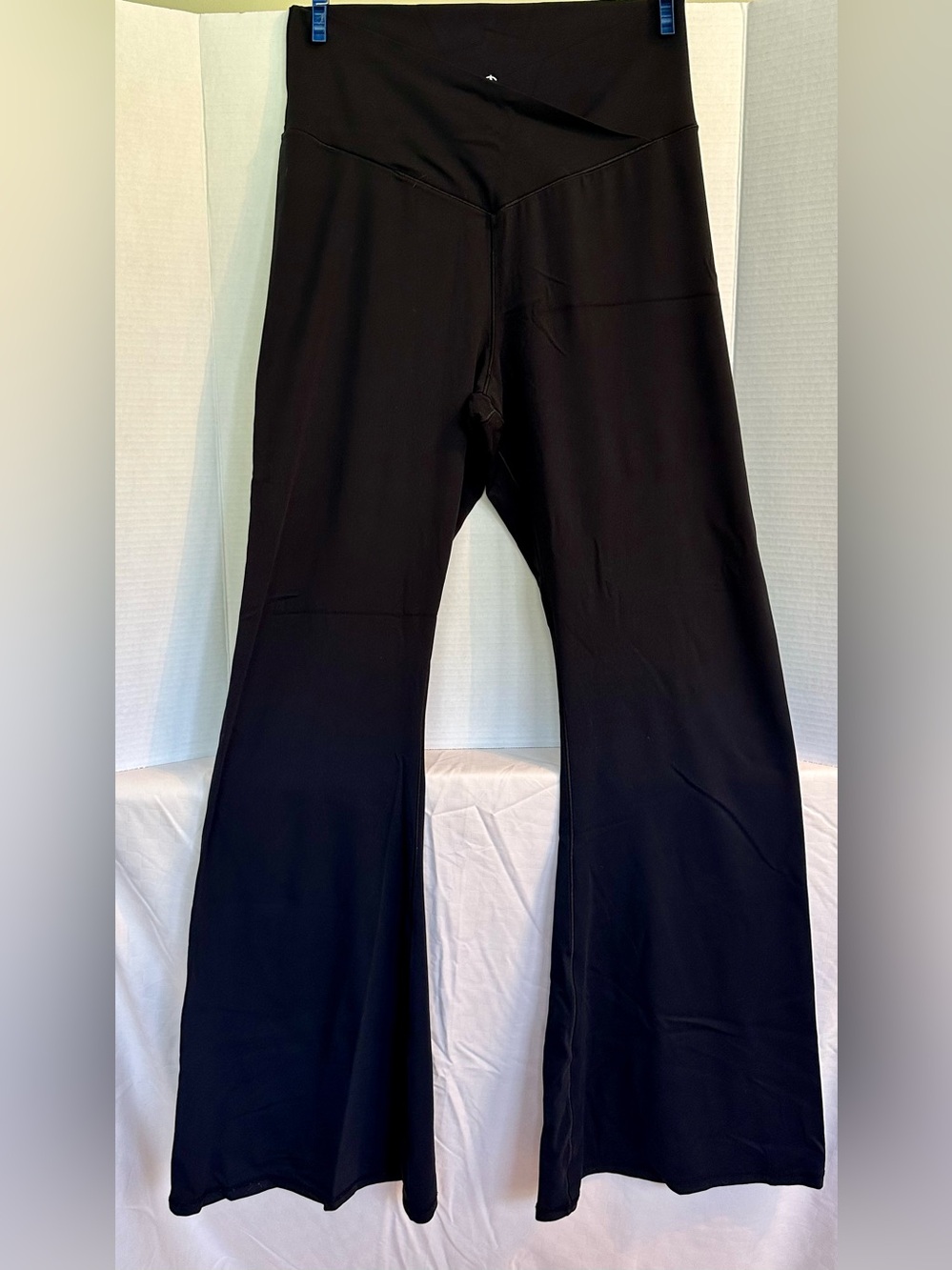 High-Rise Black Bootcut Yoga Pants